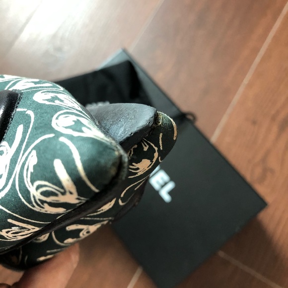 π£HPπ₯³Chanel vintage mules shoes 38 With box todie4 - Picture 5 of 9